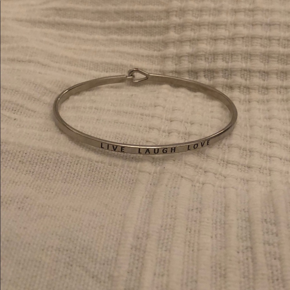 Motivational Bangles: “LIVE LAUGH LOVE”